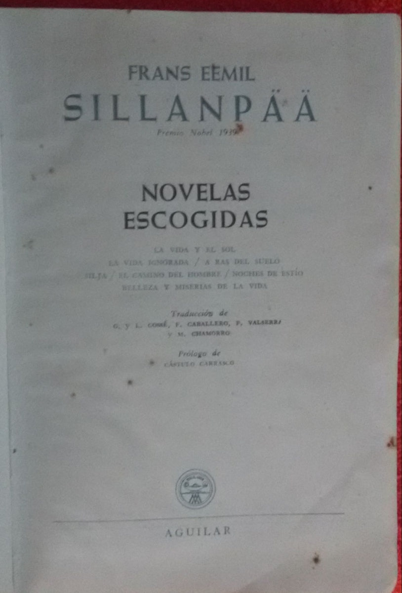 Novelas Escogidas – Frans Eemil Sillanpaa