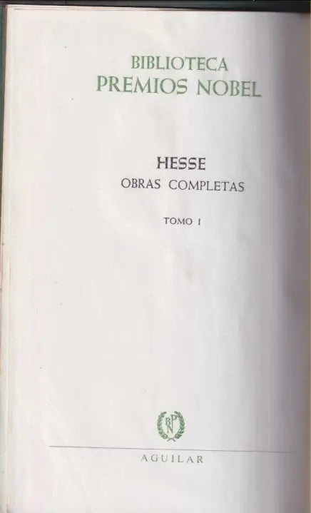 Obras Completas (Tomo 1) – Hermann Hesse